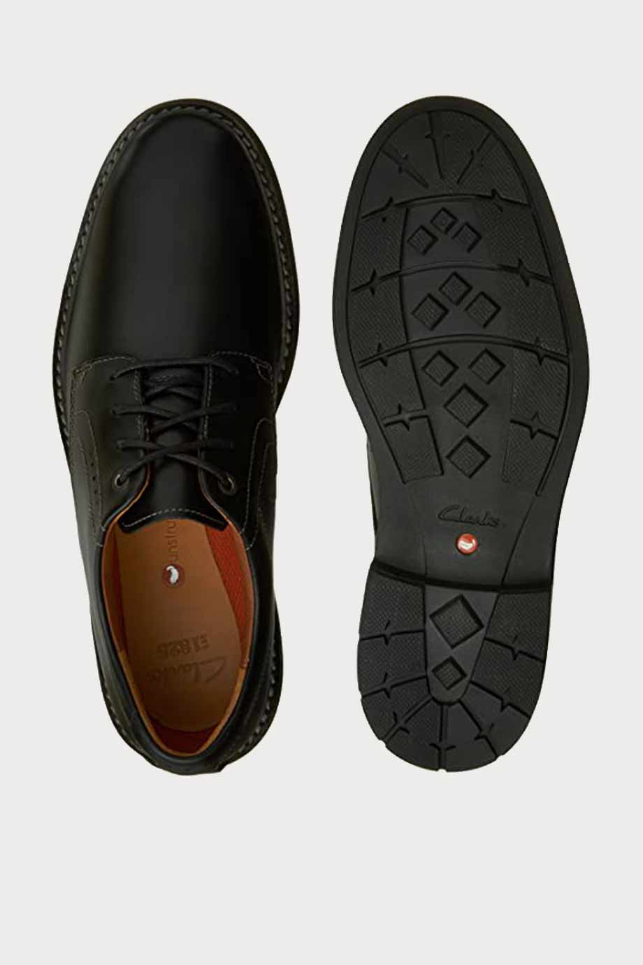 spiridoula metheniti shoes xalkida p Unelott Plain clarks black leather 2