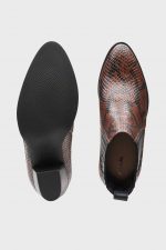 spiridoula metheniti shoes xalkida p west lo dark tan leather snake clarks 6