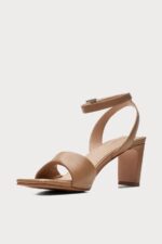 spiridoula metheniti shoes xalkida p seren 65 strap camel leather clarks 4