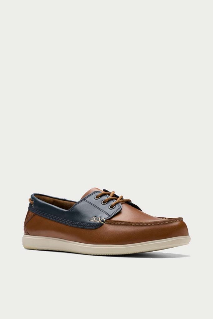 spiridoula metheniti shoes xalkida p bratton boat dark tan navy combi clarks 2