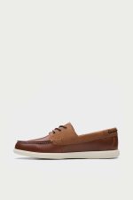 spiridoula metheniti shoes xalkida p clarks bratton boat dark tan leather 2