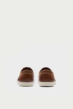 spiridoula metheniti shoes xalkida p clarks bratton boat dark tan leather 6
