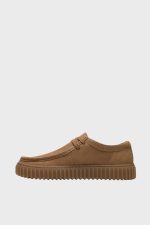 clarks torhill lo dark tan leather 2