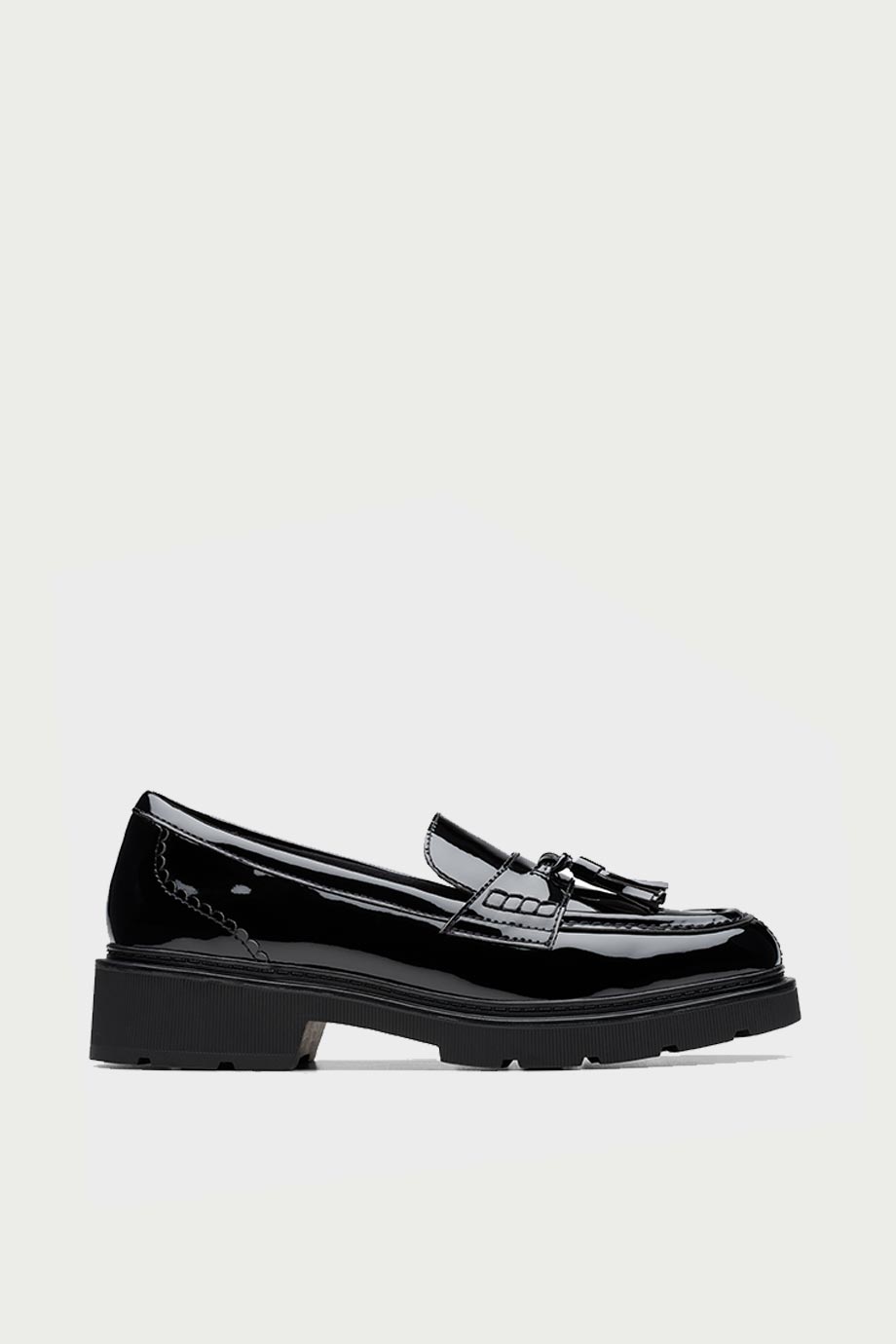 spiridoula metheniti shoes xalkida p clarks lauryl tassel black patent