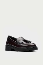 spiridoula metheniti shoes xalkida p clarks lauryl tassel burgundy patent 1