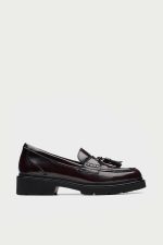 spiridoula metheniti shoes xalkida p clarks lauryl tassel burgundy patent