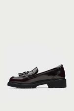 spiridoula metheniti shoes xalkida p clarks lauryl tassel burgundy patent 2