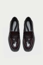 spiridoula metheniti shoes xalkida p clarks lauryl tassel burgundy patent 4
