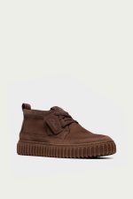spiridoula metheniti shoes xalkida p clarks torhill lace hi dark brown nubuck 1