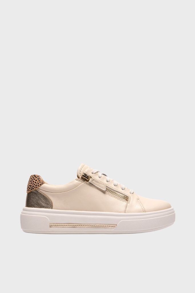 clarks hollyrose zip cream new