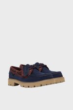 clarks cleyhill boat navy suede 4