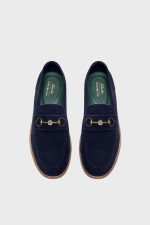 clarks craftjames lt navy suede 4