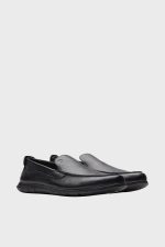 clarks flexway step black leather 4