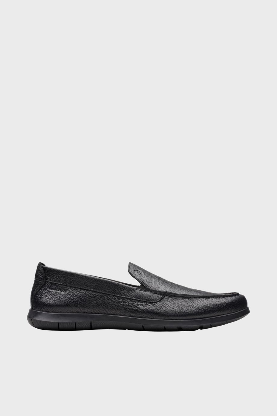 clarks flexway step black leather