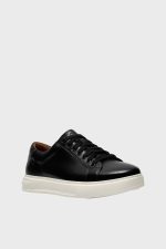 clarks goswell tie black leather 1
