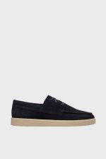 clarks lockford boat navy suede