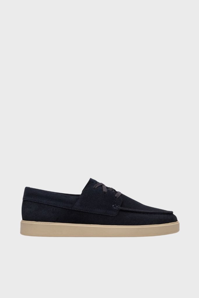 clarks lockford boat navy suede