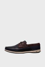 clarks orson sail navy leather 2