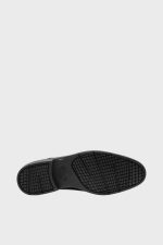 clarks steadwell lace black leather 2