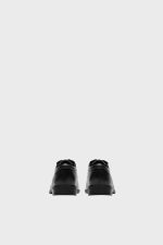 clarks steadwell lace black leather 4