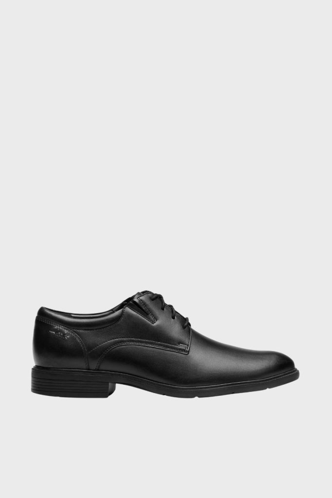 clarks steadwell lace black leather