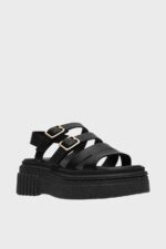 clarks evamar strap black leather 1