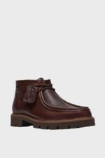 clarks cleyhill top brown leather 1