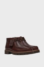 clarks cleyhill top brown leather 4