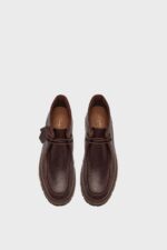 clarks cleyhill top brown leather 6