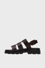 clarks orinoco 3 strap dark brown 2
