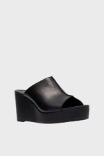 clarks sabina mule black 1