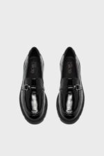 clarks code l step black pat 5