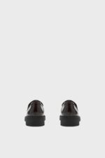 clarks code l step dark brown pat 4