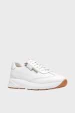 clarks code r run white leather 1