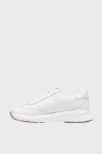clarks code r run white leather 2