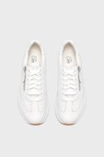 clarks code r run white leather 5