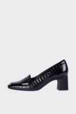 clarks fernie edge black croc 1