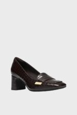 clarks fernie edge brown croc 1
