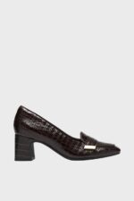 clarks fernie edge brown croc