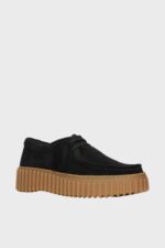 clarks torhill bee black suede 1
