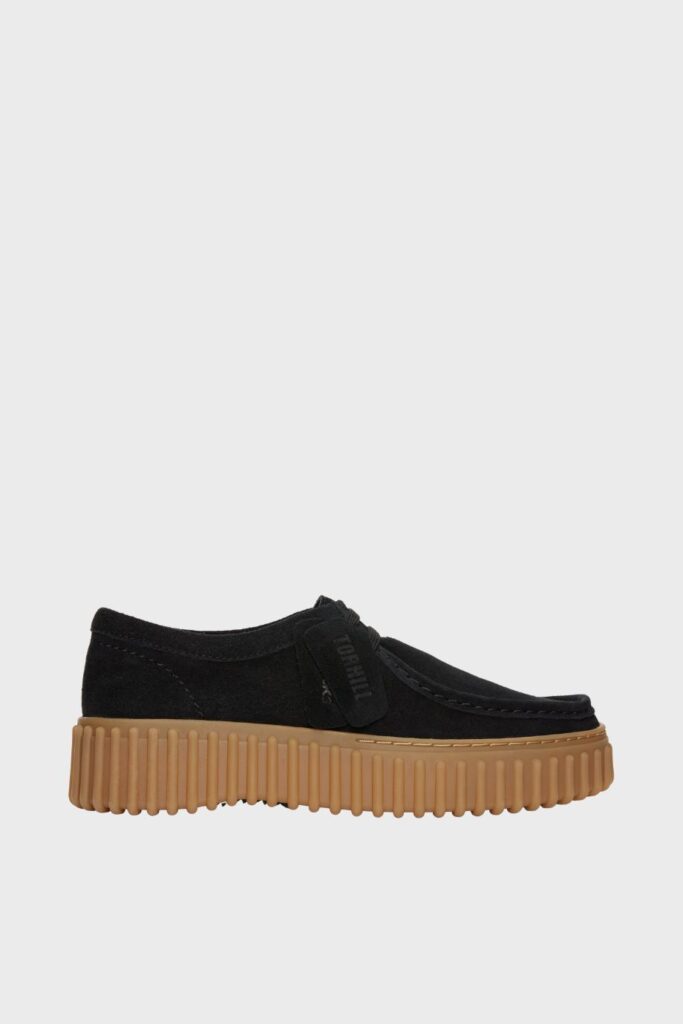 clarks torhill bee black suede