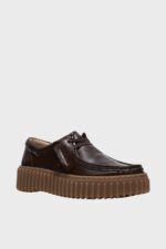 clarks torhill bee dark brown pat 6