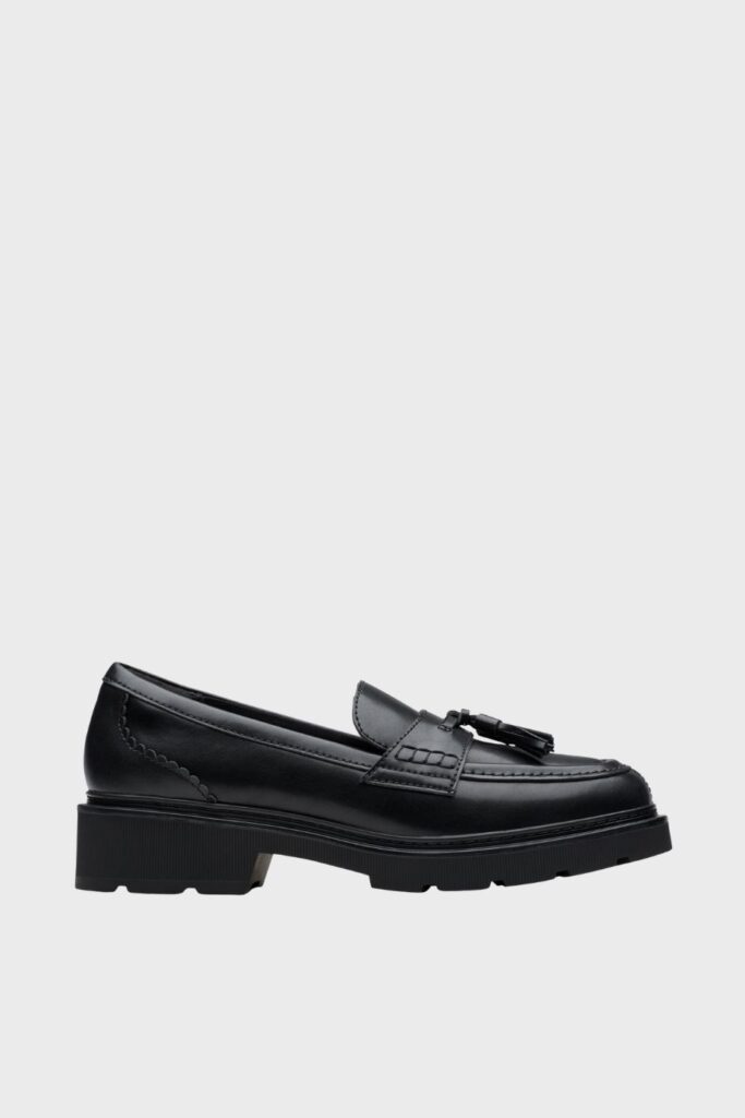 spiridoula metheniti shoes xalkida p clarks lauryl tassel black leather