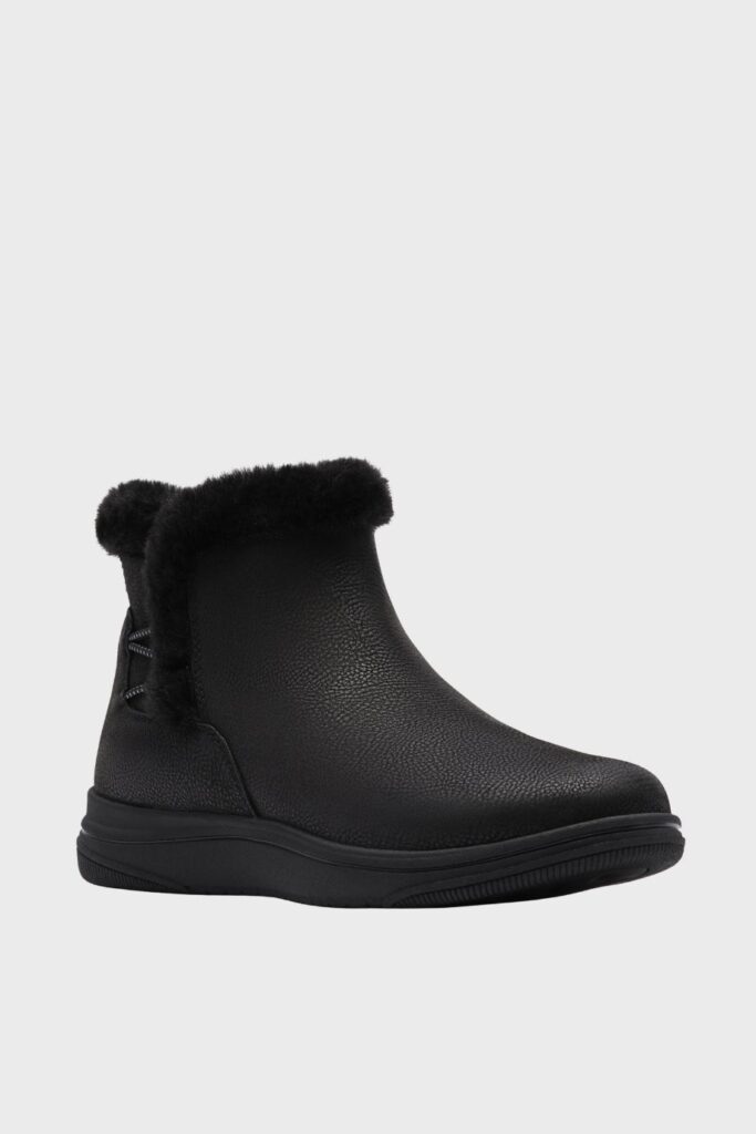 clarks brinkley fur black combi 3