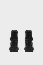 clarks code l bay black leather 4