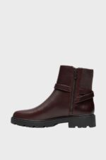 clarks code l bay dark brown leather 2