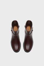 clarks code l bay dark brown leather 4