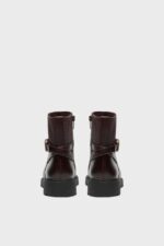 clarks code l bay dark brown leather 5