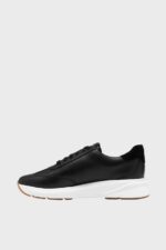 clarks code r run black leather 1