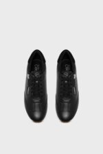 clarks code r run black leather 5
